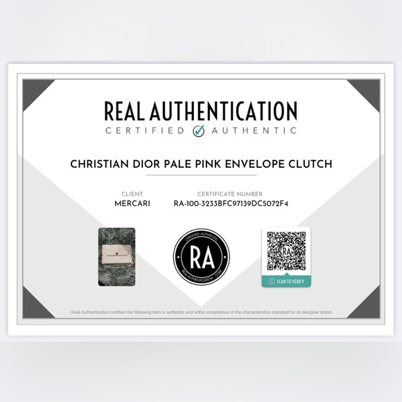 Beautiful Christian Dior Addict pink envelope clutch/wristlet w/ authentication - Picture 11 of 12